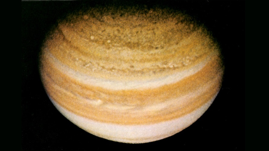 Imagen Pioneer 11 D8 adquirió en un rango de 1,1 millones de kilómetros.  (NASA)